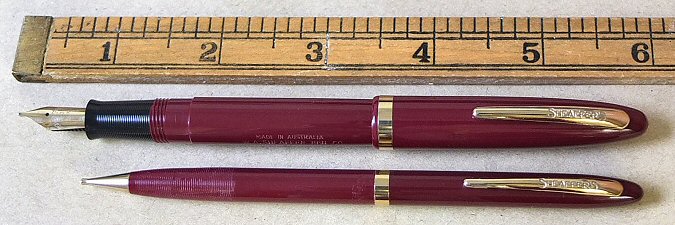 Sheaffer Maroon set (i)